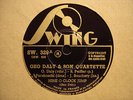 rare GEO DALY & HIS QUARTET / PEIFFER / PARABOSCHI  ...78 rpm 10