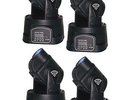 4 X Qspot 15W LED Mini Moving Head Club DJ Stage Lights