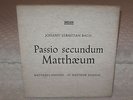 Archive Records Bach: ST. Matthew Passion 4-LP Stereo Box Set NM Cond