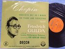 FRIEDRICH GULDA & BOULT Chopin  ORIG  LXT 2925 UK-1956 LP EX+