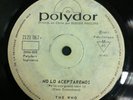 THE WHO-CHILEAN RARE SINGLE FROM 1971-VG+, WHITE POLYDOR