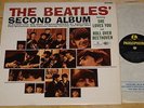 THE BEATLES   SECOND ALBUM   UK EXPORT YELLOW & BLACK PARLOPHONE LP 1965