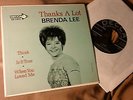 Brenda Lee - Thanks a Lot - DECCA EP # 2801 - Mint unplayed with picture sleeve