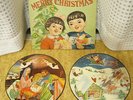 JAPAN VINTAGE PICTURE 2 DISC SET 8inch HEAVY SHELLAC - MERRY CHRISTMAS
