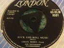 Chuck Berry,Rock And Roll Music,(45-HLM 8531),Blue Feeling,1st Press,Tri Ex Con