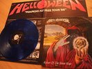 Helloween ?– Keeper Of The Seven Keys - Part I VINYL 1st PRESS  METAL 1987 BLUE