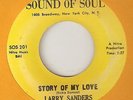LARRY SANDERS STORY OF MY LOVE Where Did Peace Go FUNK  SOUL 45