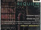 SXL 2211 UK WB GV ED1 FAURE - REQUIEM - DANCO, SOUZAY - ANSERMET