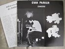 EVAN PARKER  - ZANZOU solo in Japan 1982 lp/m, cvr/m-