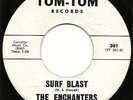 THE ENCHANTERS RARE POPCORN SURF MOD INSTRO TOM TOM LBL SURF BLAST/TUM-TIKI