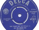THEM *ORIGINAL DECCA EP* NO SLEEVE* UK MOD BEAT RnB FREAKBEAT