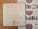 VANGUARD SZIGETI BACH SOLO VIOLIN USA 3LP BG 627 -629 VG++ LP's NO BOX (crushed)