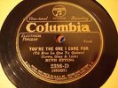 JAZZ RUTH ETTING You're The One I Care For/Love Is Like That COLUMBIA 2398