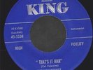 THE VALENTINES that's it man RARE SOUL 45 on KING