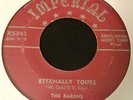 Original Doo Wop Vocal Group R&B 45 - The Barons - Imperial - BLUE VINYL - Rare