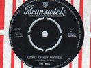 UK=ANYWAY ANYHOW ANYWHERE=1965=THE WHO=2nd= 45rpm=EX+  RARE=BEAT=7