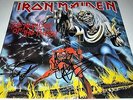 IRON MAIDEN Number of the Beast LP Bruce Dickinson Steve Harris Autograph SIGNED