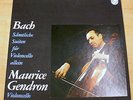 MAURICE GENDRON Bach Complete Solo Cello Suites 3 LP Box Philips NM