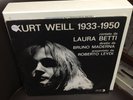 Kurt Weill 1933-1950 LP Ricordi Record [Italy] Laura Betti Bruno Maderna EX