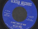 THE LOST SOULS it won't work out baby NORTHERN SWEET SOUL 45 on GLASCO
