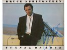 BRUCE SPRINGSTEEN TUNNEL OF LOVE SIGNED BY ARTIST VINYL LP SLEEVE ONLY ORIGINAL