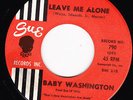 NORTHERN SOUL 45 RPM- BABY WASHINGTON on SUE  RECORDS