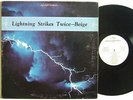 BEIGE Lightning Strikes Twice LP on Loretta Rare Private Modern Soul
