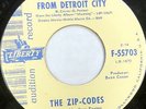 THE ZIP-CODES 45 Fancy Filly From Detroit City LIBERTY Hot Rod SURF Orig #CC29