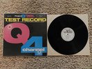 Project 3 Popular Science Test Record Quad LP Quadraphonic SQ encoded Sony