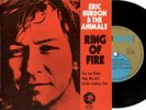 Eric Burdon & Animals Rare OZ Only EP Ring of fire EX Psyche Blues Rock 60's