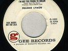HEAR Frankie Lymon - I'm not too young to dream