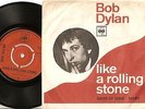BOB DYLAN LIKE A ROLLING STONE & GATES OF EDEN DANISH PS+45 1966 FOLK ROCK