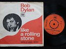 BOB DYLAN Like A Rolling Stone / Gates Of Eden DANISH orig 1965 45 + PS UK 7