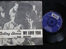 ROLLING STONES We Love You / Dandelion Danish 1967 45 + PS RARE  Psych 7