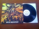 LIVING DEATH Metal Revolution 1985 LP 1st press VINYL Earthshaker ES4012 NM/VG+