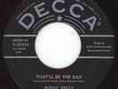 BUDDY HOLLY That'll Be The Day DECCA Ollie Vee HEAR Rockabilly VG+ 30434 45 1957