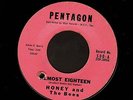 Northern Soul Popcorn 45 HONEY & THE BEES Almost Eighteen PENTAGON 500 rare