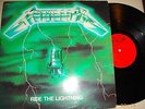 FRENCH LP METALLICA Ride The Lightning GREEN COVER
