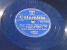 BILLIE HOLIDAY columbia BLUE WAX 2856-D Benny Goodman and his orch. Ex