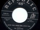 The Chapters VERY RARE Jazzy Doo Wop 45 Goodbye My Love REPUBLIC Love You LISTEN