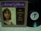 ASTRUD GILBERTO LP SIGNED AUTOGRAPH SHADOW OF YOUR SMILE WHITE LABEL JAZZ 1965