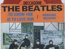 Beatles - (Single) - To Know Him ... +1 - Deccagone - Not for Sale ( M- / VG+ )