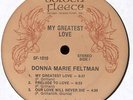 Donna Marie Feltman - My Greatest Love   Original LP Advance Copy M-