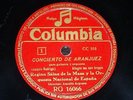 GUITAR 3 x 78 rpm RECORDS Columbia REGINO SAINZ DE LA MAZA Concierto de Aranjuez
