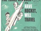 THREE STOOGES--TOUGH PICTURE SLEEVE ONLY--(HAVE ROCKET,WILL TRAVEL)--PS--PIC-SLV