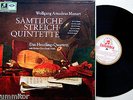 Heutling Quartett: Mozart- Complete String Quartets / Columbia SMC 3 LP Box