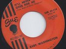 BABY WASHINGTON - IT'LL NEVER BE OVER FOR ME - MOVE ON DRIFTER