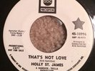 Rare Original Holly St. James That's Not Love Pomo Abc 10996 Northern Soul 45
