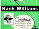 Hank Williams first 45 EP MGM  X1014  Crazy Heart VG++/M-