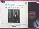 PHILIPS Hifi-StereO, BRAHMS: Violin Concerto, GRUMIAUX,VAN BEINUM, Concertgebouw